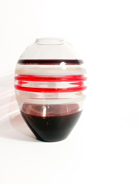 Vaso in vetro di Murano Carlo Moretti, Modello Reina, 2008 – Moretti (Carlo), Vasi, Design (photo 13 of 14)