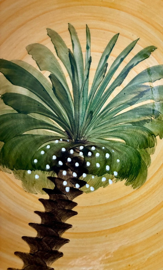 Runde Keramikschale in Palmenform, Kerzenhalter – Poterie le Photophore, Geschirr, Ceramic (photo 4 of 7)