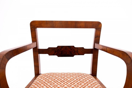 Image 1 of Paire de fauteuils Art déco des années 1940, Pologne.