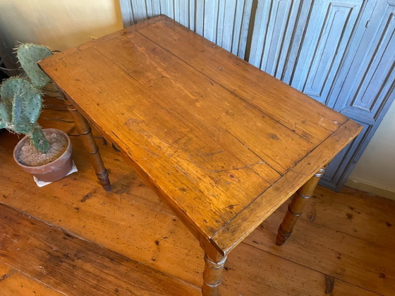 Image 1 of Small table Kitchen table Work table Side table French