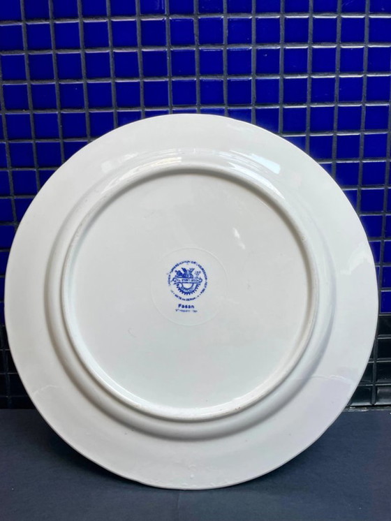 Image 1 of Duo van diepe borden / zeer grote borden Villeroy & Boch_ Fasan / Faisan _ Bleue & Brique