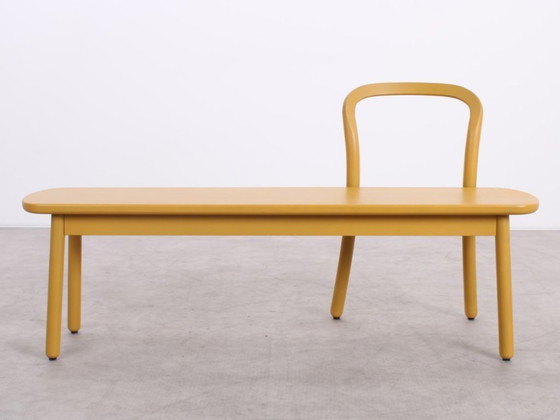Image 1 of DUM Office Beech Bench honey yellow