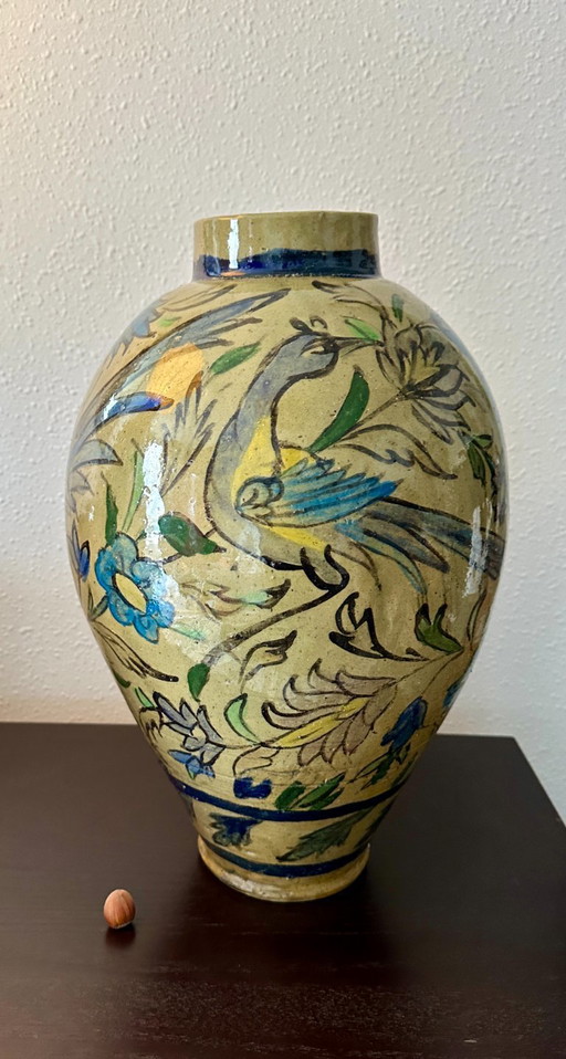 XXL VASE DYNASTIE KADJAR PERSE ANCIEN