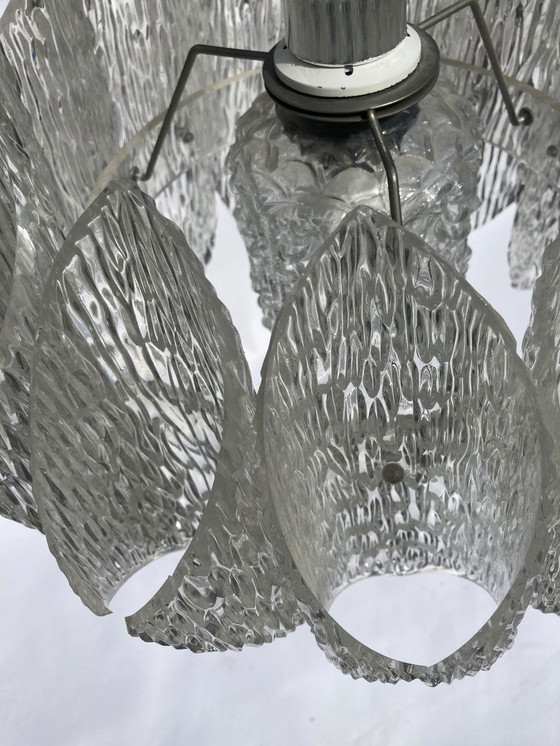 Image 1 of Acrylic Ice Glass Chandelier, Germany, 1970S