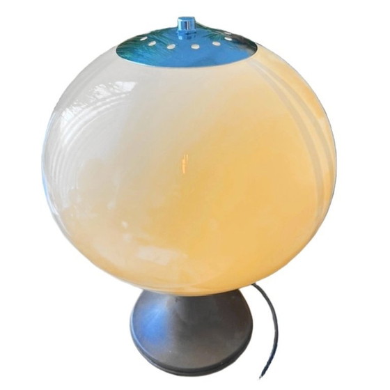 Image 1 of Lampe de table vintage à champignon Dijkstra de l'ère spatiale 1970