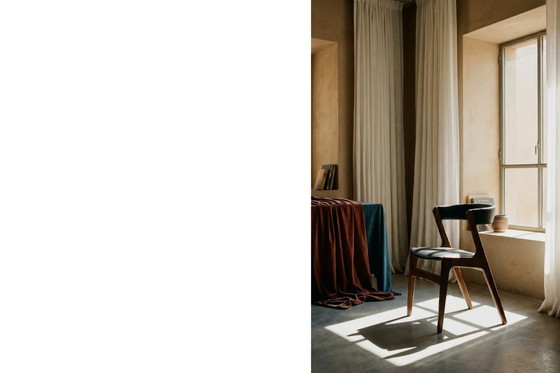 Image 1 of Vintage Mid-Century Danish Modern Teak Office Chair Model Fire by Kai Kristiansen for Schou Andersen Møbelfabrik, 1960s