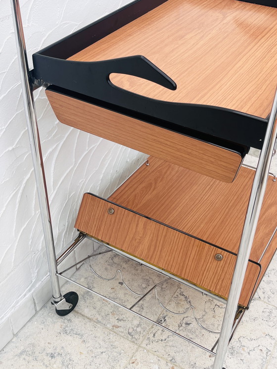 Image 1 of Italiaans design serveerwagen