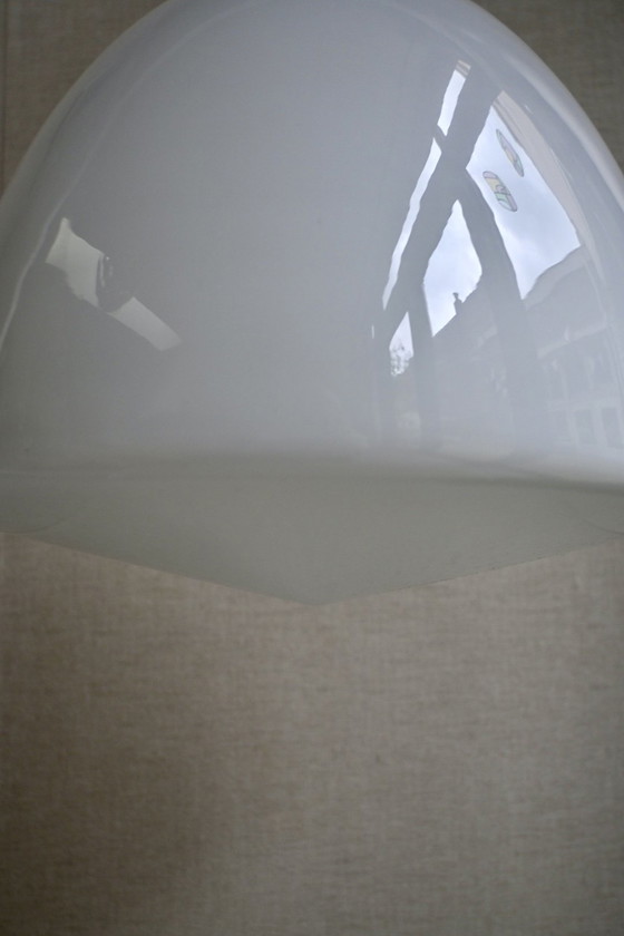 Image 1 of Lampada scolastica Philips in stile Art Déco, vetro opalino, anni '30