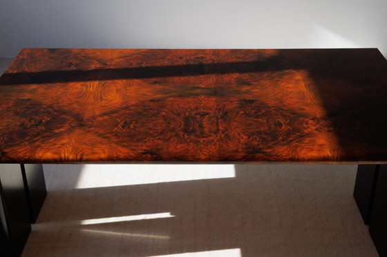 Image 1 of Directiebureau van wortelhout uit de jaren 80