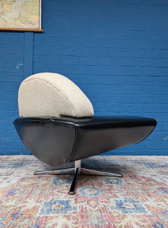 Image 1 of Vintage Deens Design Draaifauteuil, Johannes Andersen, Trensum Mobelfabrik, Midcentury Design