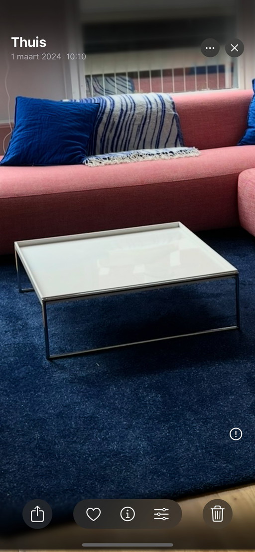 Kartell Trays Salontafel Wit80X80