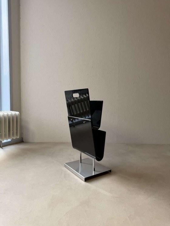 Image 1 of Stehender Leseständer aus Acrylglas, Chrom, 80er Jahre