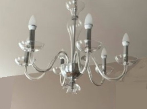 Art Deco Murano style chandelier