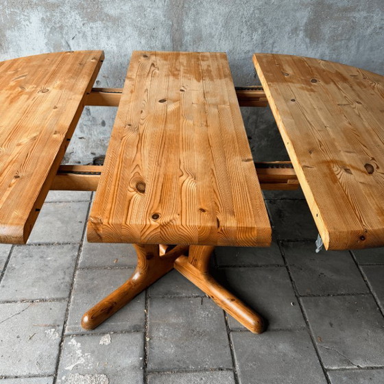 Image 1 of Tavolo da pranzo vintage rotondo, pino – Daumiller, Dyrlund