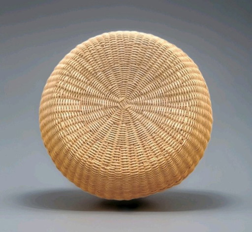 Taburete escandinavo de ratán y bambú – krukjes, Rattan, Bamboo (photo 2 of 8)