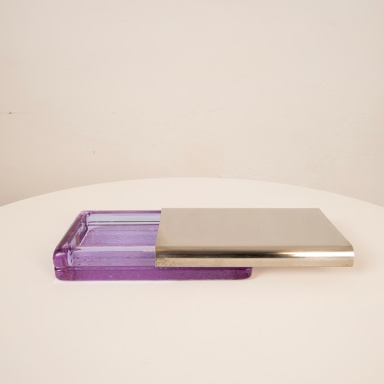 Joe Colombo, “Biglia” sieradendoos van staal en glas in Italiaanse postmoderne stijl, 1970 (photo 14 of 25)