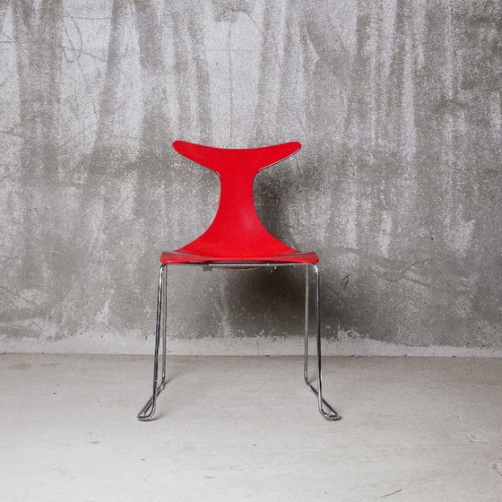 Image 1 of Gino Carollo x Ciacci Kreaty – Set of Four “Delfy” Chairs – c. 1995 – Italy