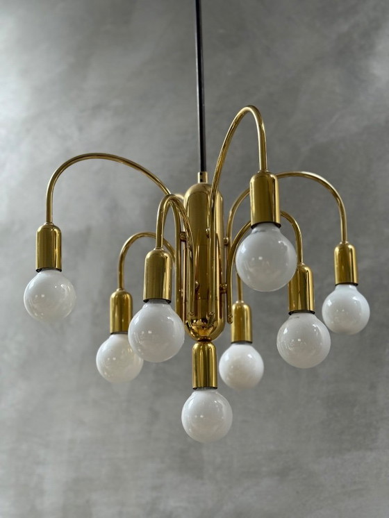 Image 1 of Midcentury Sölken Leuchten kroonluchter / plafondlamp