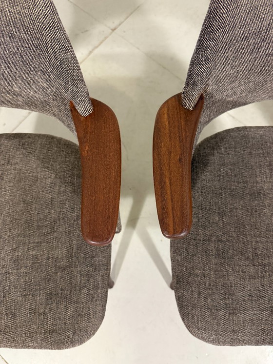 Image 1 of 4 X sillas de comedor Cees Braakman FT30 Pastoe, Países Bajos 1950