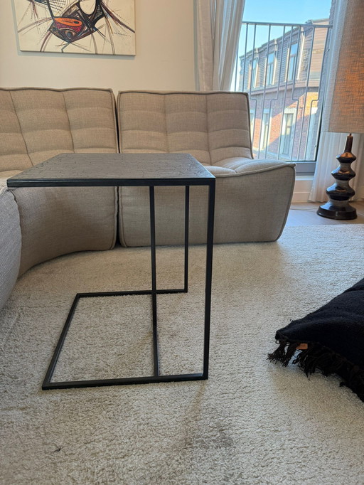 2x Ethnicraft Triptic Side Table - Lava - Taupe - Side Table