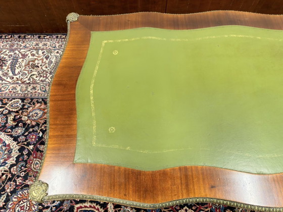 Scrivania antica francese Luigi XIV – Scrivanie, Leather, Wood (photo 21 of 22)