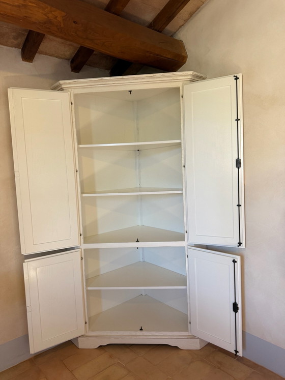 Mobili Paganelli Corner Cabinet in Solid Chestnut, Custom-made, MOBILI PAGANELLI - Città di Castello (photo 4 of 9)