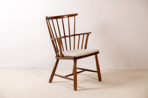 Ove Boldt Windsor Armchair Model 1638, Fritz Hansen 1940s