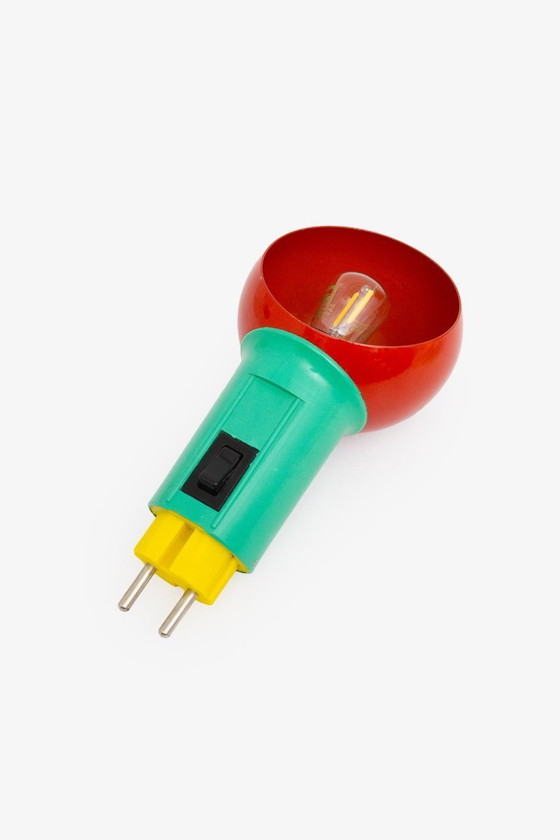 Image 1 of 70’s colorful Memphis Bendt Hansen x WLP socket lamp