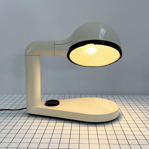 Drive bureaulamp van Adalberto Dal Lago voor Bieffeplast, 1970S