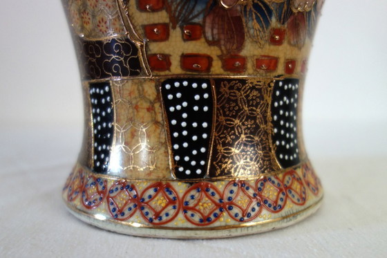 Image 1 of Satsuma vaas midden 20e eeuw H31cm