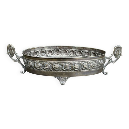 Art Deco koperen plantenbak