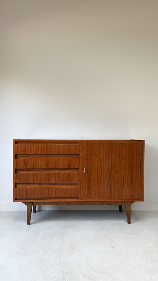 Vintage teak houten dressoir