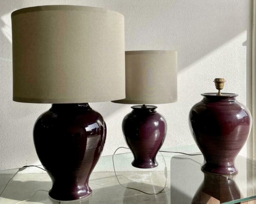 Vintage Frans desIgn tafellampen