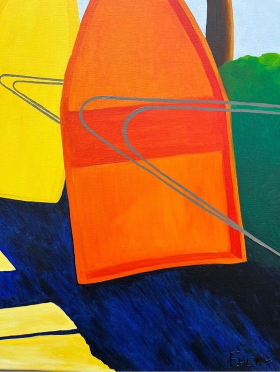 Image 1 of Huile sur châssis entoilé Format 81x60cm