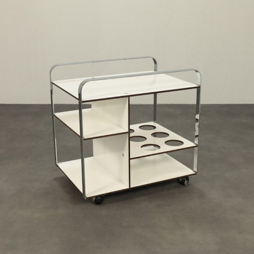 Postmodern serving trolley, 1980s