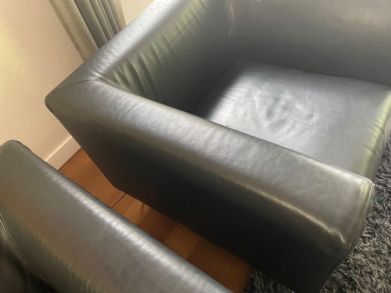 Divano Capellini Elan + 2 Poltrone – Cappellini, Divani 3 posti, Leather, Metal (photo 4 of 7)