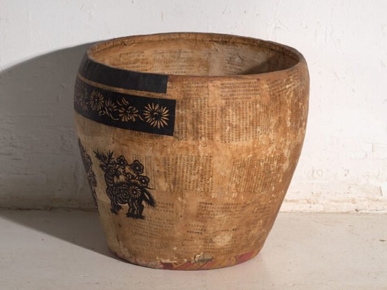 Antico contenitore cinese in cartapesta – Cina, circa 1920 – Oggetti decorativi (photo 28 of 38)