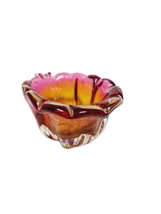 Bol décoratif de J. Hospodka pour la verrerie Chribska, Tchécoslovaquie, années 1960 – Chribska Glassworks (photo 11 of 13)