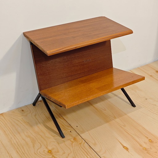 Vintage bijzettafel lectuurtafel