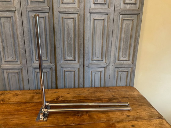 Duschstange Duschablage Art Deco 1930 Französisch – Dekorative Objekte, Messing (photo 9 of 11)