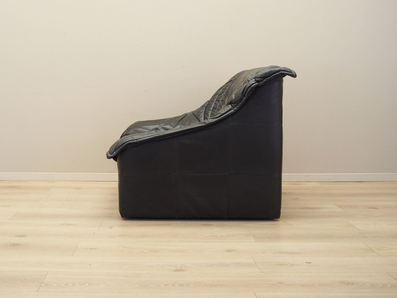 Image 1 of Leren fauteuil, Italiaans ontwerp, jaren 1960, Productie: Italië