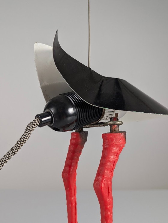 Ingo Maurer Bibibibi Table Lamp, Signed, 1980s – Lighting, Metal, Plastic (photo 8 of 13)