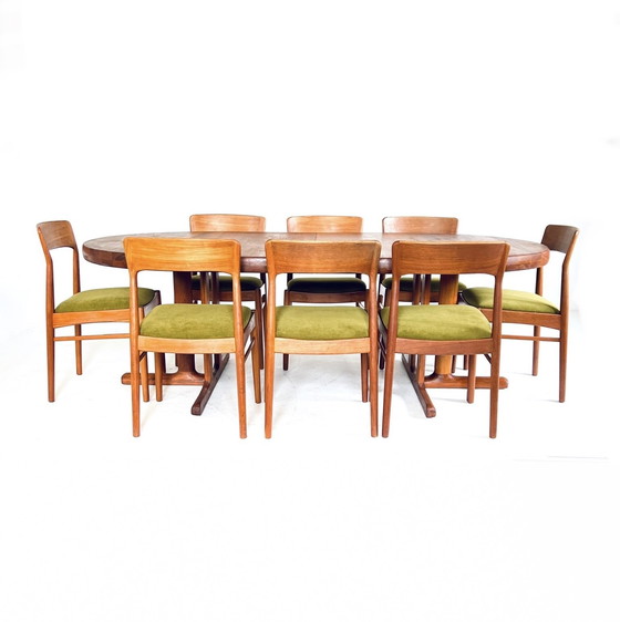 Image 1 of Table à manger danoise extensible vintage des années 60