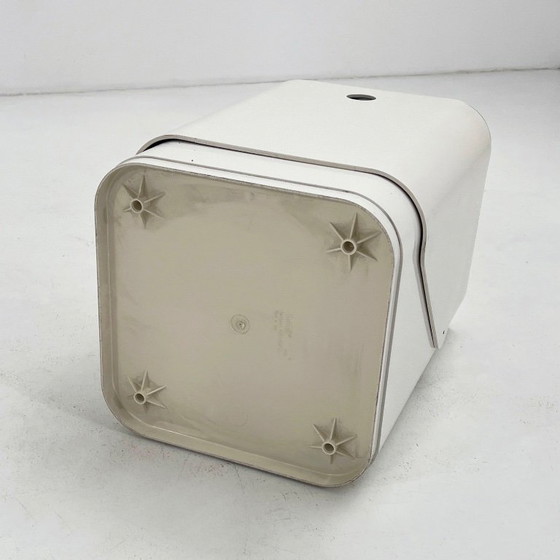 Image 1 of White Laundry Bin by Anna Castelli for Kartell, 1970s