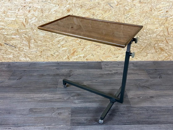 Image 1 of 60s 70s serving trolley dinette side table space age brown design