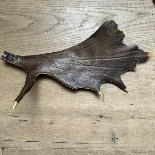 Cerf ou renne à bois vintage - objet décoratif ou porte-manteau