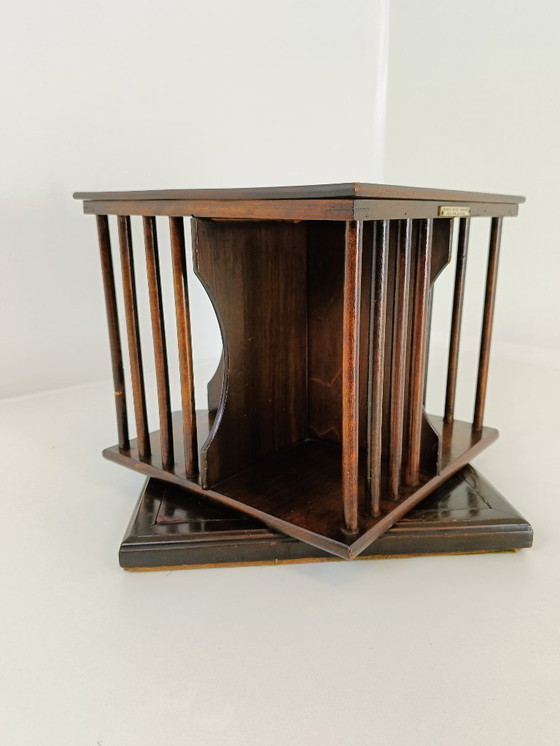 Image 1 of beautiful antique table book mill book stand