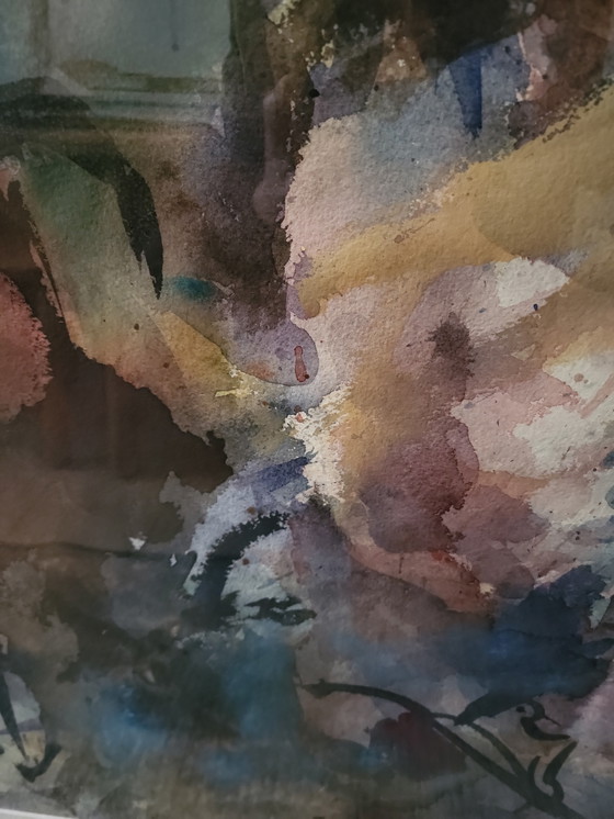 Image 1 of Dipinto con calde tonalità pastello 70x90cm