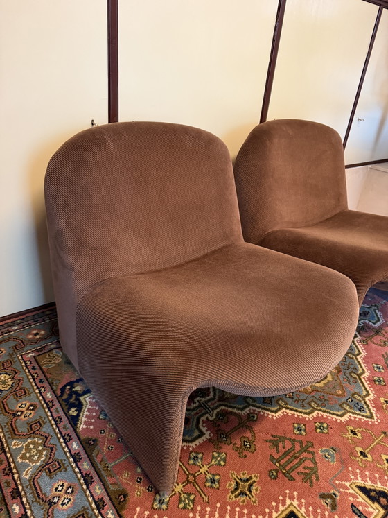 Artifort Alky stoelen in originele bruine stof – Fauteuils, Other (photo 5 of 9)
