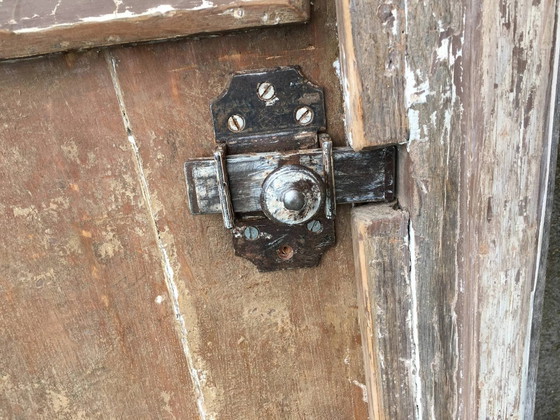 Puerta de dependencia de granja de pino – Objetos decorativos, Madera, Vintage (photo 3 of 9)